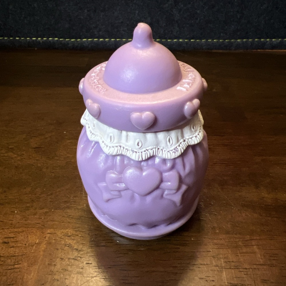 Fisher Price Puffalump Kids PURPLE BABY BOTTLE Doll‎ Plush Vintage 1992 Rare HTF